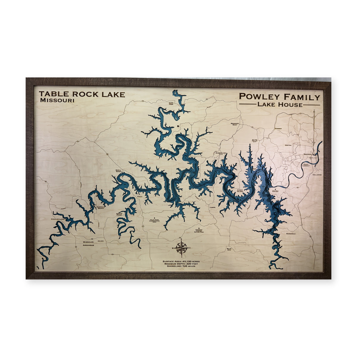 Table Rock Powley wood map — multilayer, white background