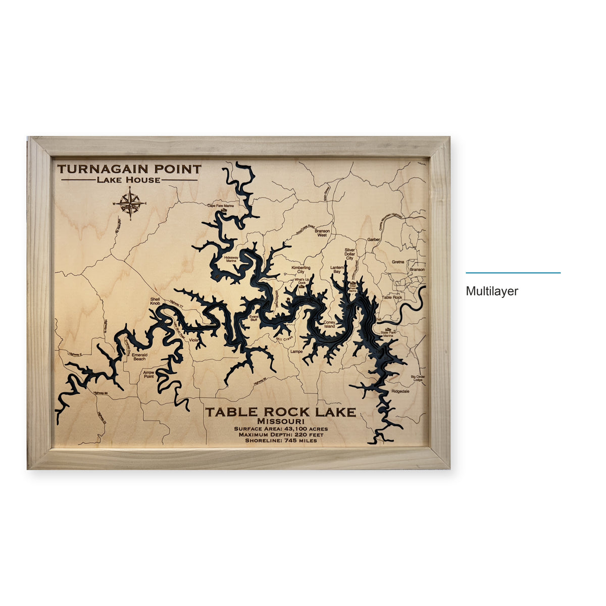 Table Rock Turnagain wood map — multilayer, layer option shown