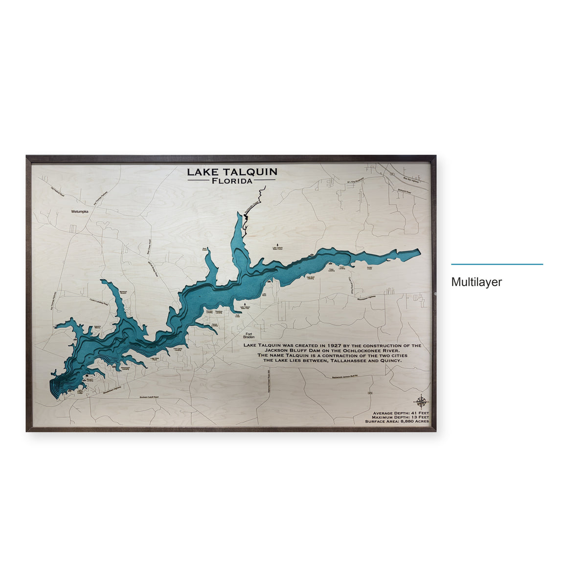 Talquin Multi wood map — multilayer, layer option shown