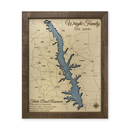 Toledo Wright wood map — single layer, white background