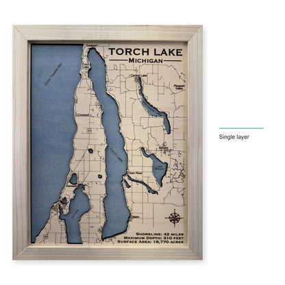 Torch Natural Single wood map — single layer, layer option shown