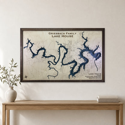 Travis Griesbach wood map — multilayer, staged room mockup