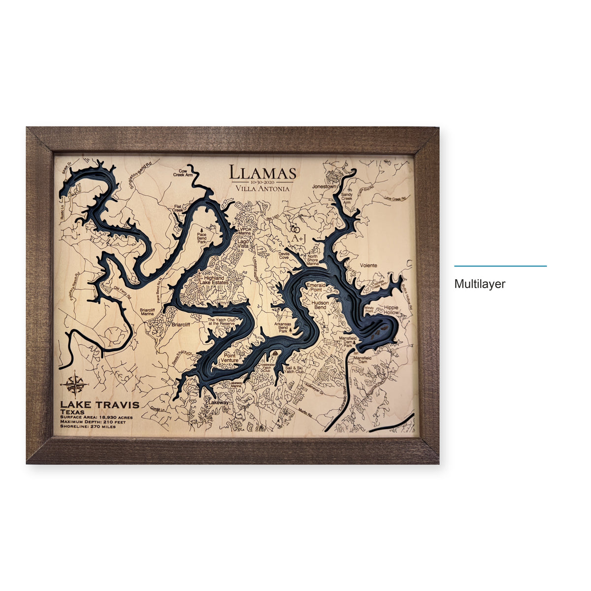 Travis Llamas wood map — multilayer, layer option shown