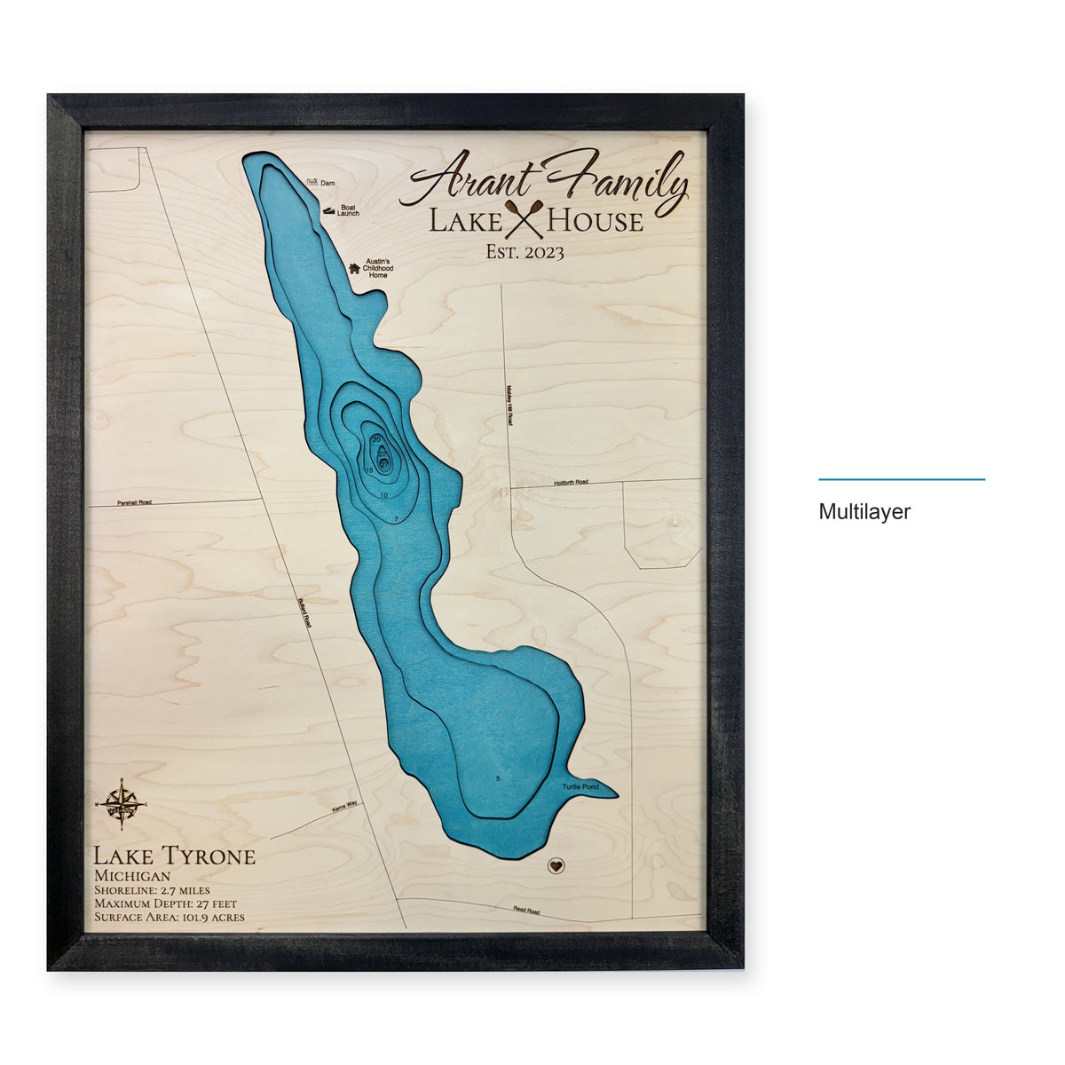 Tyrone Arant wood map — multilayer, layer option shown