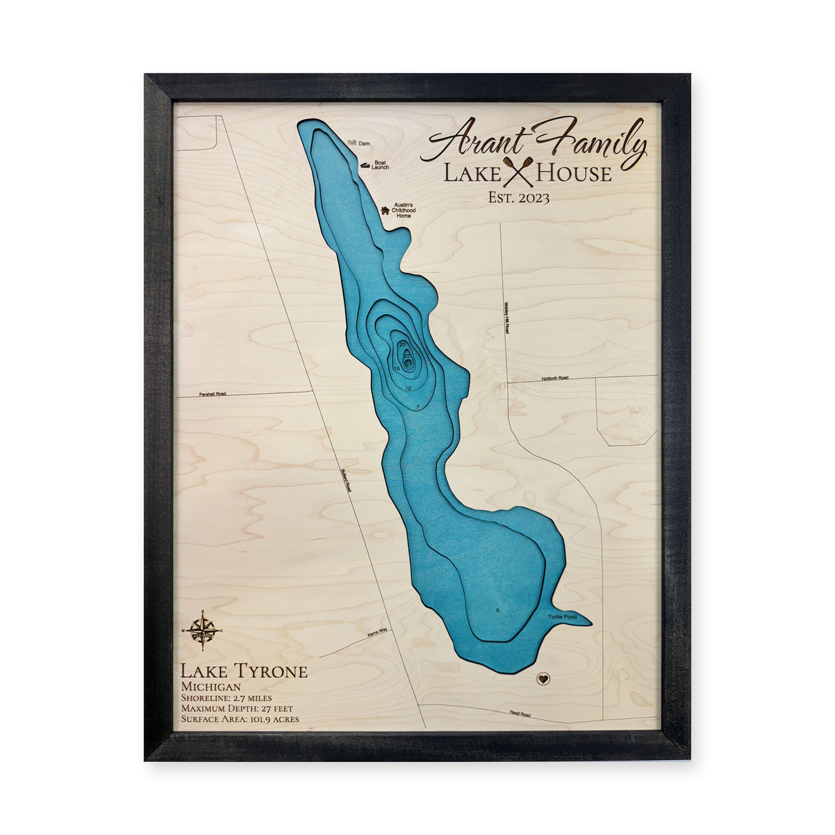 Tyrone Arant wood map — multilayer, white background