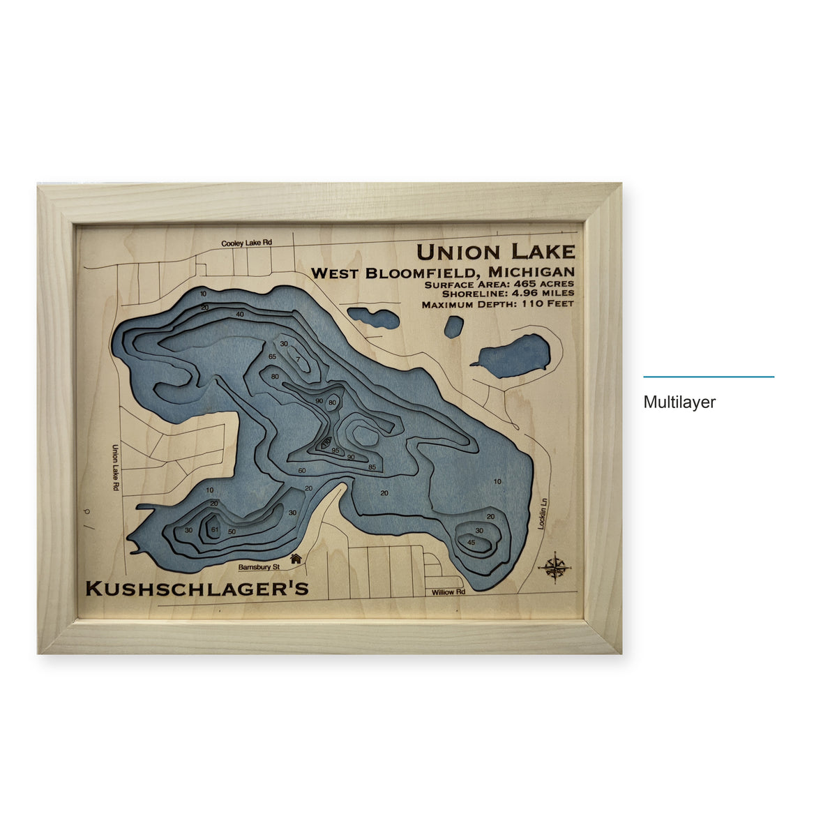 Union Kushschlager wood map — multilayer, layer option shown