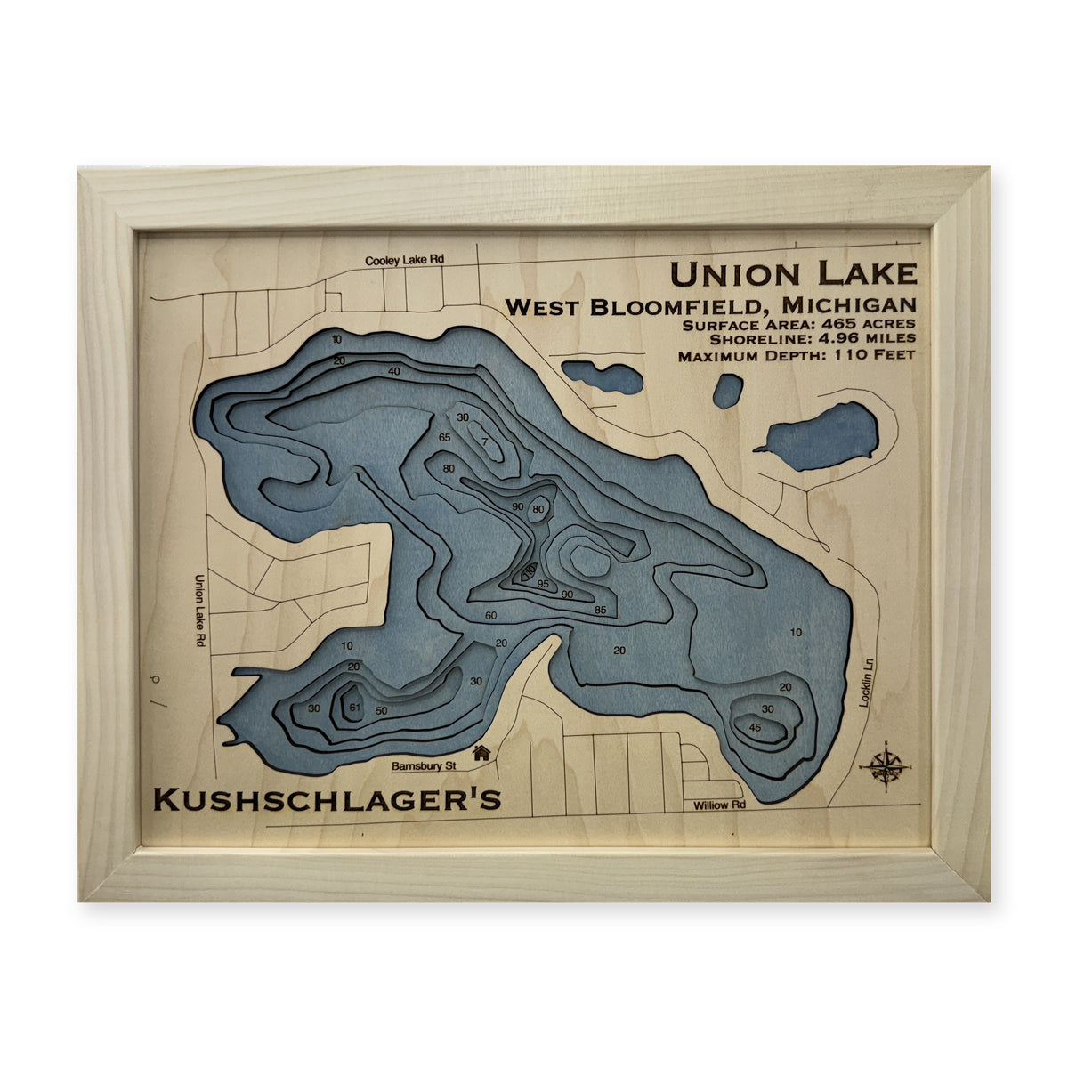 Union Kushschlager wood map — multilayer, white background