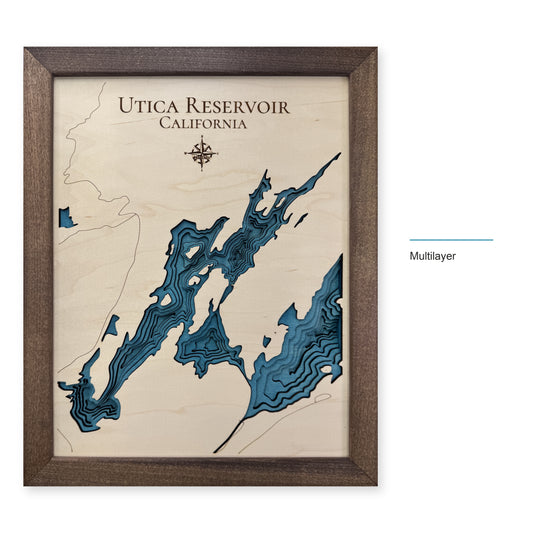 Utica Walnut wood map — multilayer, layer option shown