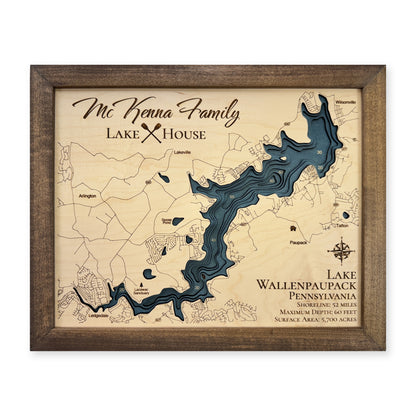 Wallenpaupack Mckenna wood map — multilayer, white background