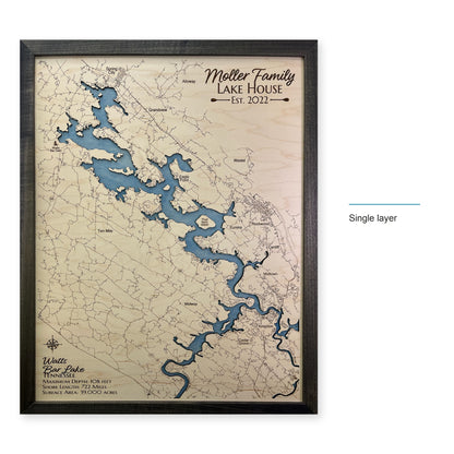 Watts Bar Moller wood map — single layer, layer option shown