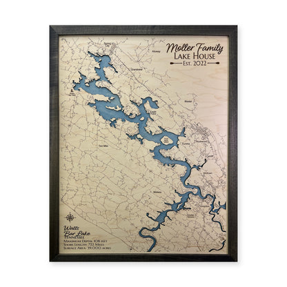 Watts Bar Moller wood map — single layer, white background