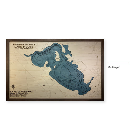 Waukewan Dunphy wood map — multilayer, layer option shown