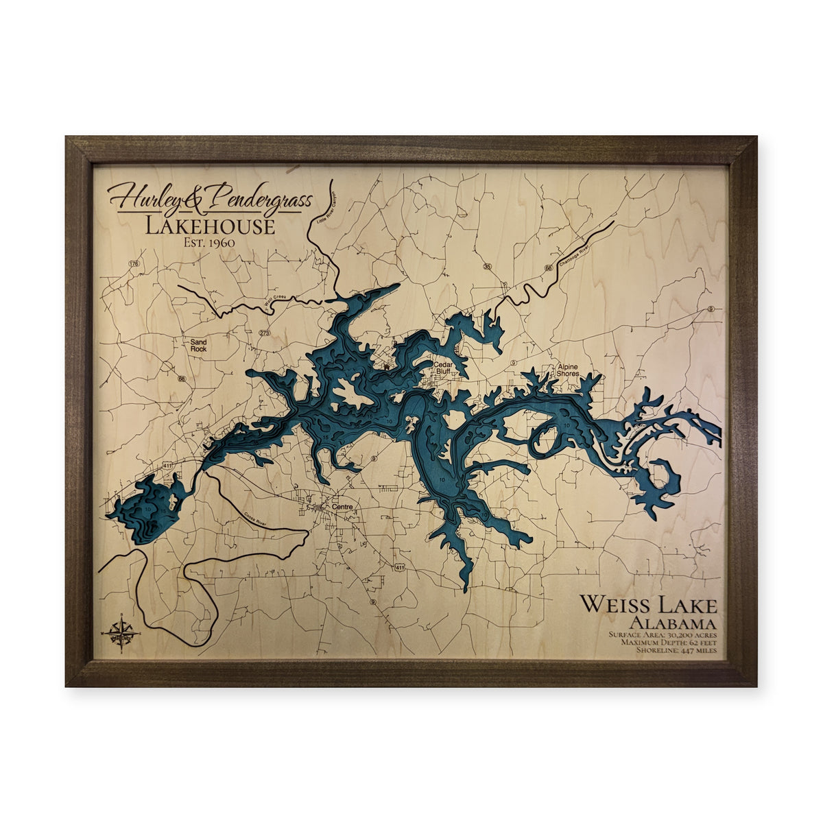 Weiss Pendergrass wood map — multilayer, white background