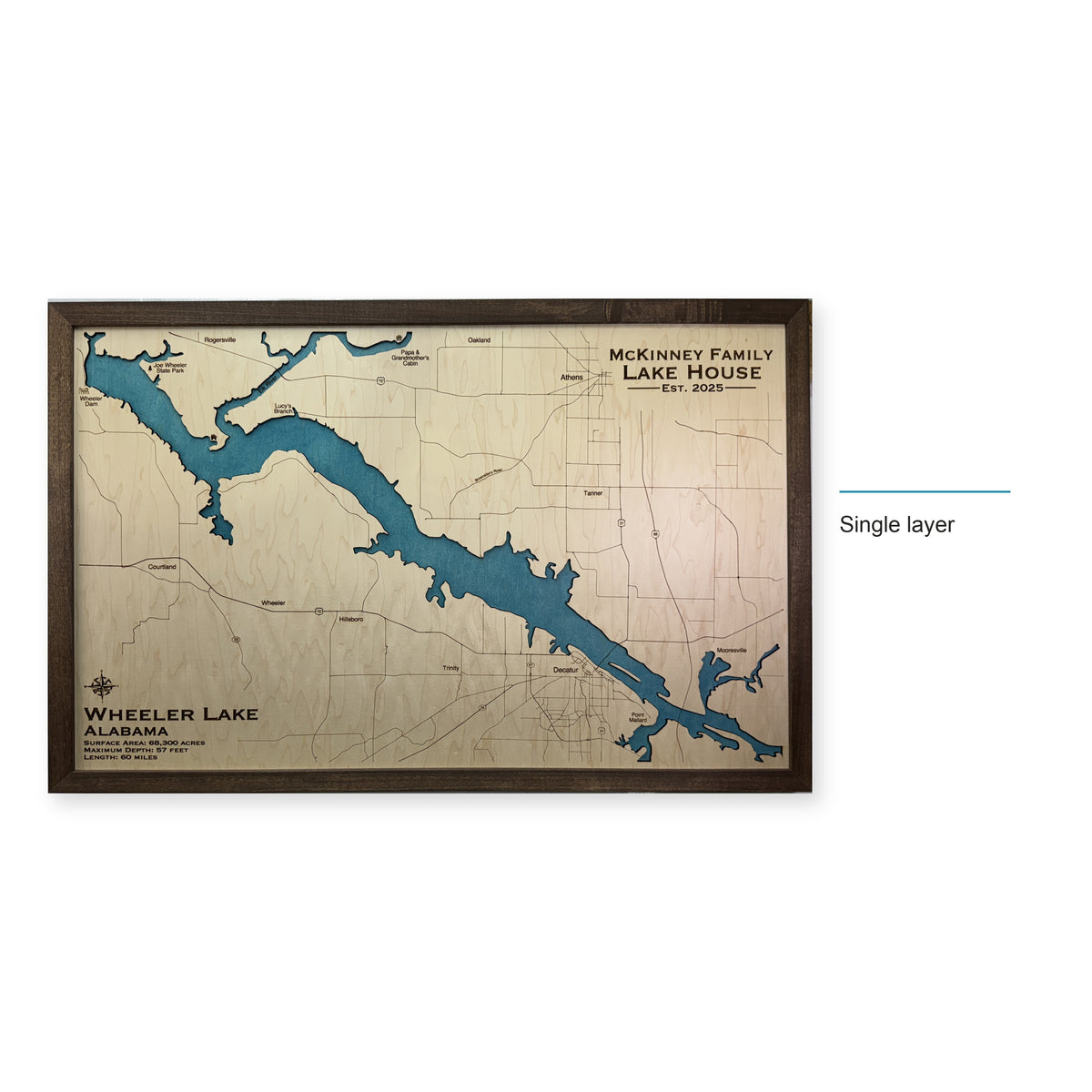 Wheeler Mckinney wood map — single layer, layer option shown