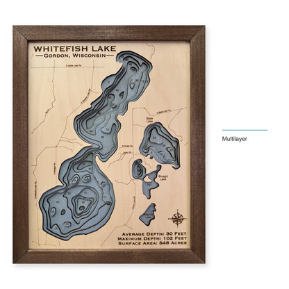 Whitefish Gordon Multi wood map — multilayer, layer option shown