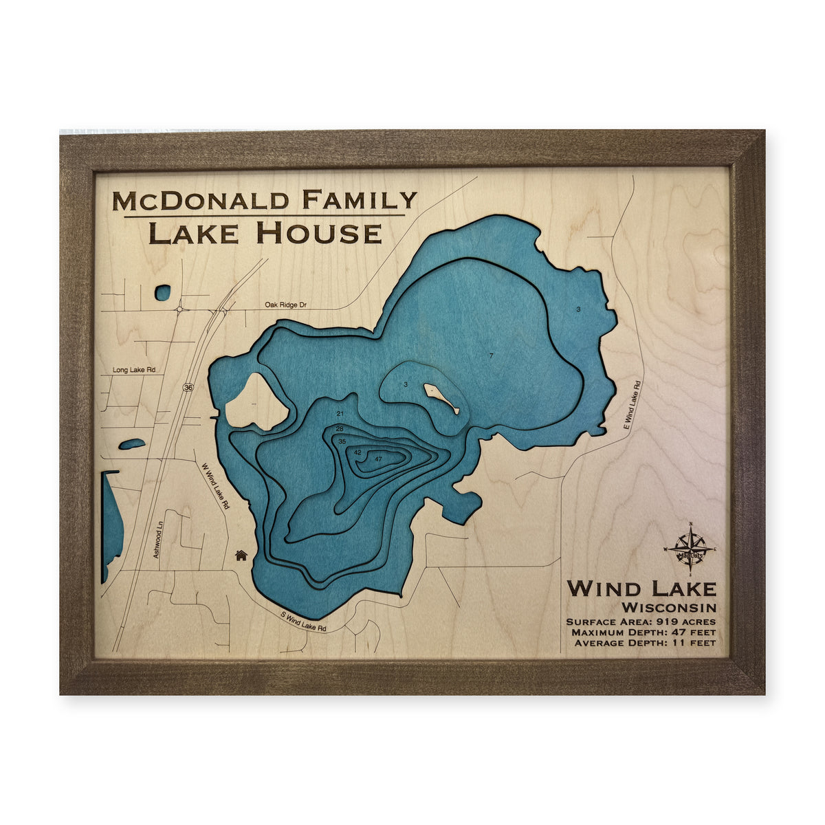 Wind Mcdonald wood map — multilayer, white background
