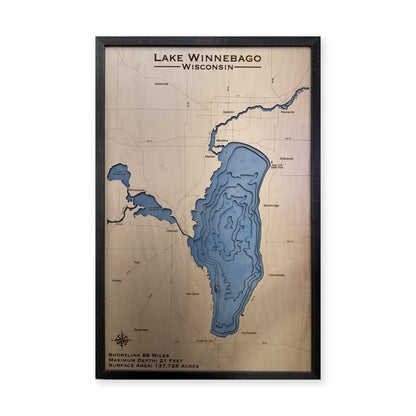 Winnebago Charcoal Multi wood map — multilayer, white background