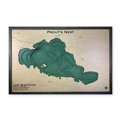 Winnecook Prouts Nest wood map — multilayer, white background