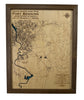 Custom military map with The Infantryman's Creed engraved.