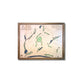 Framed wooden golf map of St. Ives Country Club on a white background.
