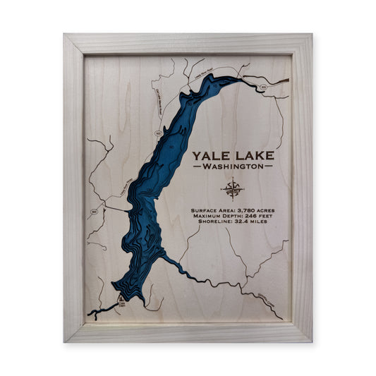 Yale Natural wood map — multilayer, white background
