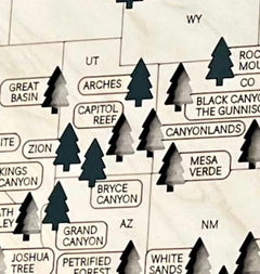 Pine Tree icon markers