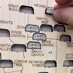 RV Camper icon markers